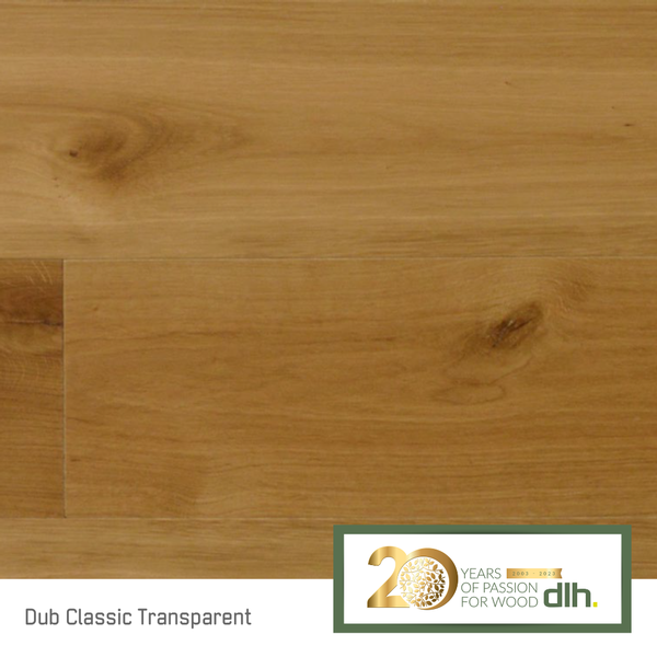 Dub Classic Transparent – drevená podlaha